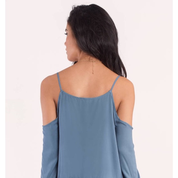 NWT Blue Ladder Trim Top - Picture 3 of 6